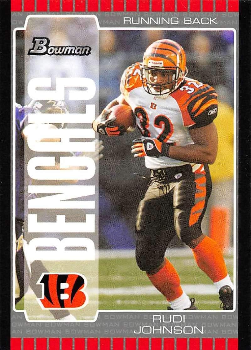 2005 Bowman Football 47 Rudi Johnson
