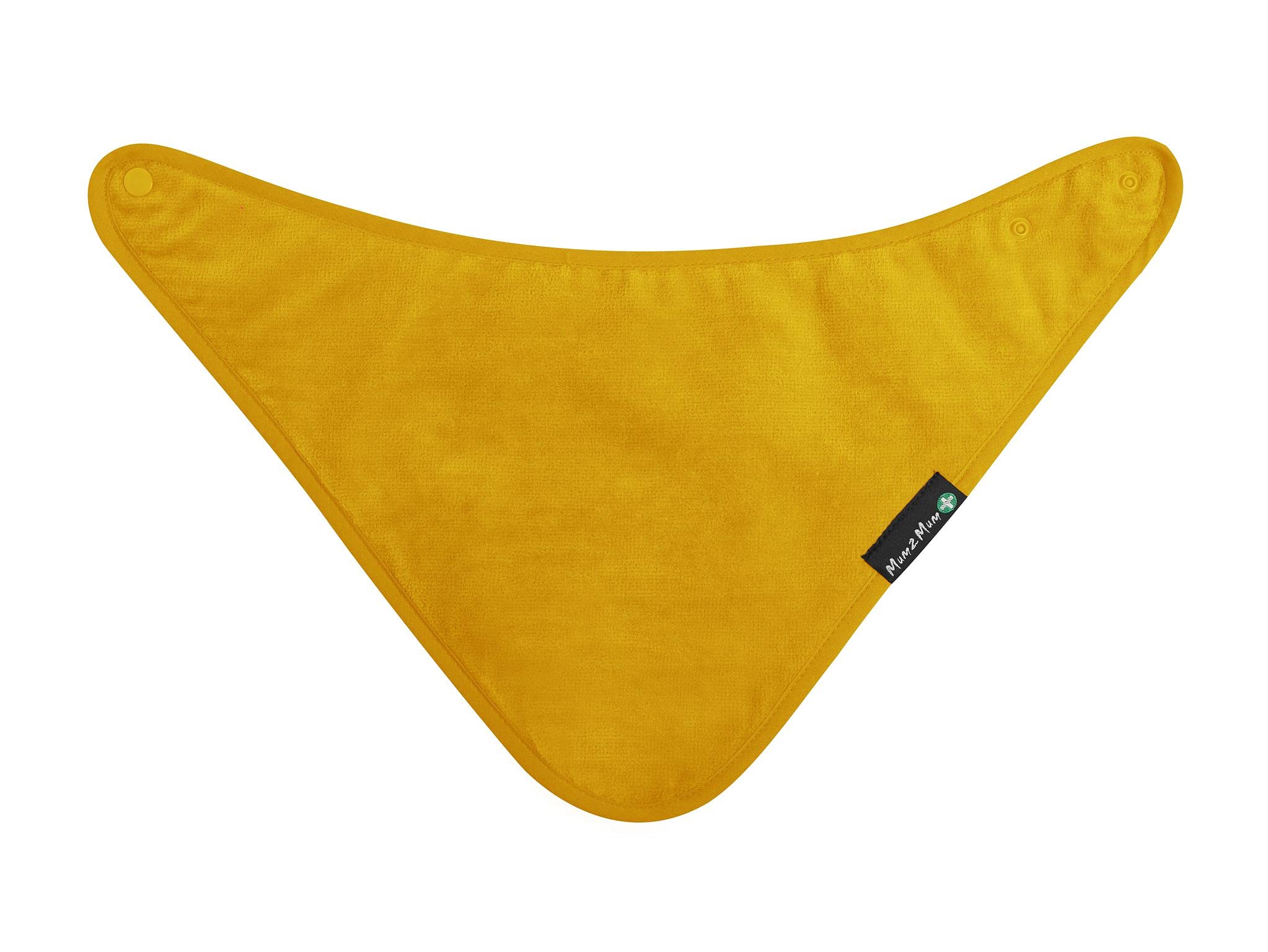 Mum 2 Mum PLUS Youth Bandana Bib for Special Needs in Mustard