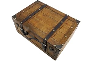 aqxreight Vintage Wooden Retro Elegant Decorative Suitcase Storage Box Photo Props Bookshelves Any Them Offers Your Decor Bea