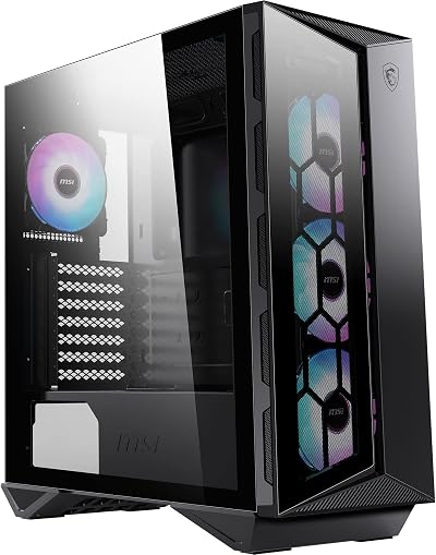 MSI MPG GUNGNIR 110R Mid-Tower Case ARGB 4x120mm Temp Glass USB-C Turbo
