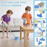 Dreamon 11-Piece Kids Cleaning Set Real Working Vacuum Broom Mop Duster Toy view 3