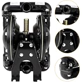Air Operated Double Diaphragm Pump 1 IN Outlet 35 GPM Pneumatic Transfer | Transfer Pump with 1" inlet/outlet, 35 GPM flow, 120 PSI max pressure, cast iron aluminum body, nitrile diaphragms