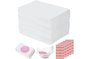 AOBOPLE 100 Pack Foam Sheets,7.5" x 12" Cushion Foam Wrap Sheets with Fragile Labels Cushioning Foam Sheets for Moving, Packing and Storage, Moving Supplies