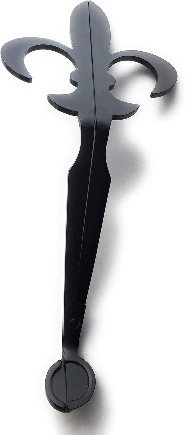 Wickman Matte Black Fleur De Lis Wick Trimmer
