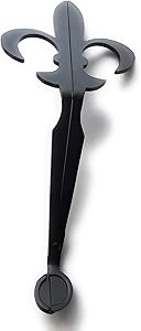 Wickman Matte Black Fleur De Lis Wick Trimmer