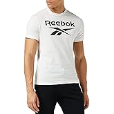 Reebok Men's Clothing Identity Big Logo T-Shirt (as1, Alpha, l, Regular, Regular, Standard, White, L)