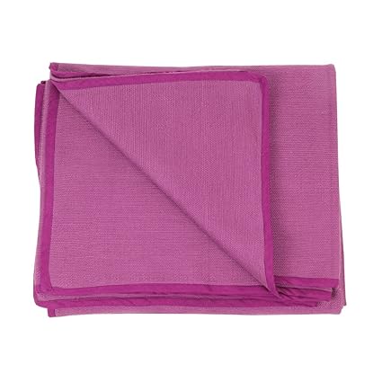 Yoga-mad YBLANKETSL-AUB Algodón Manta de Yoga, Unisex Adulto ...