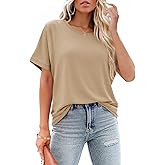 Cicy Bell Womens Oversized Short Sleeve Tshirts Summer Casual Round Neck Tops Loose Fit Boxy Basic Tee Shirts
