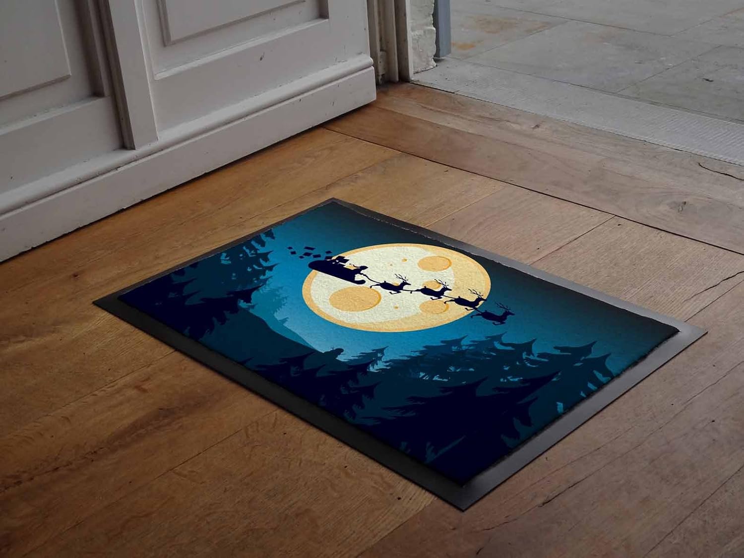 DIGITAL REPUBLIC.COM 40047 Door Mat Polyamide PVC Plastic Phthalate, Impression Photo - Image 3
