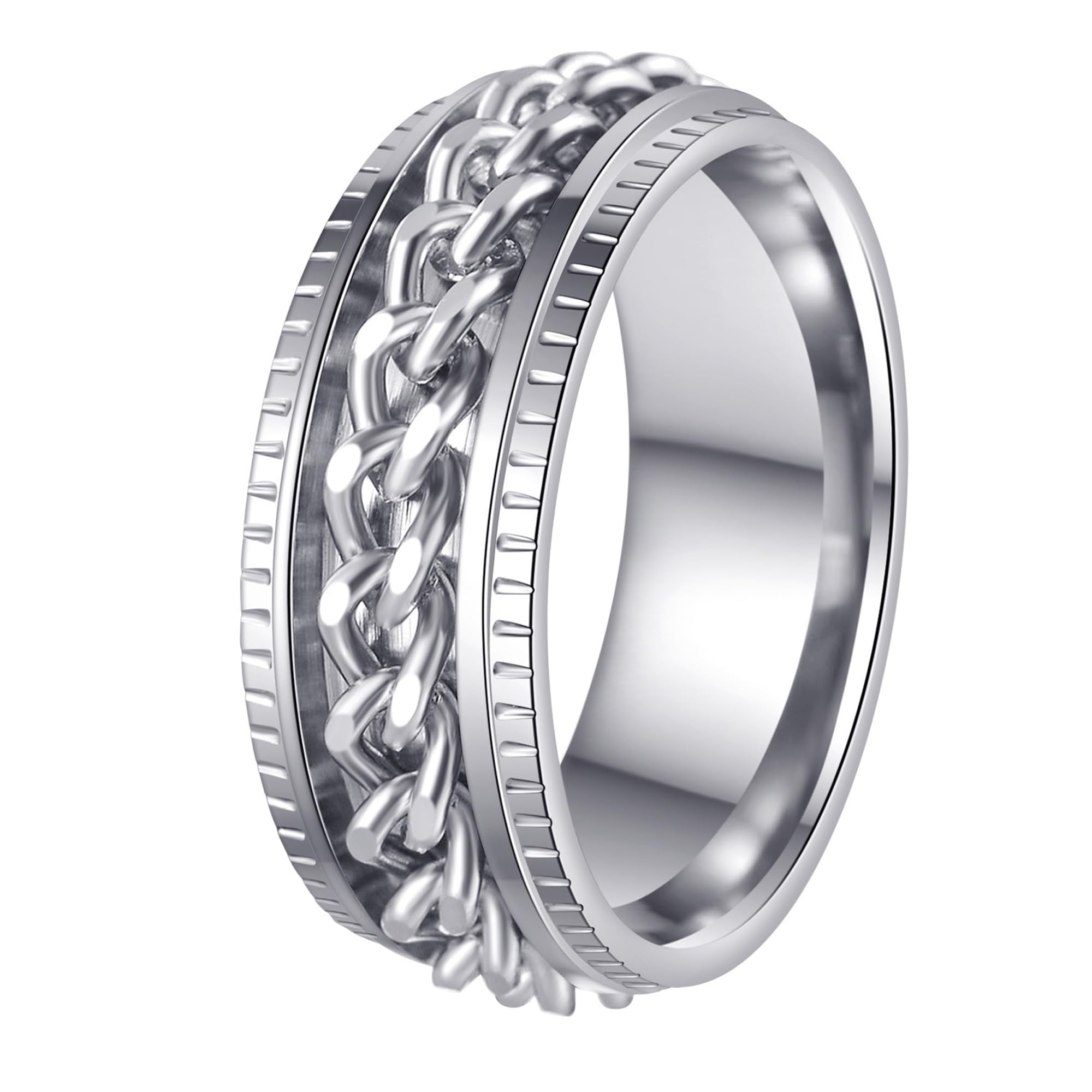 Udolfly Mens Fidget Rings Anxiety Rings for Men