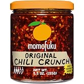 Momofuku Chili Crunch by David Chang, (5.5 Ounces), Chili Oil with Crunchy Garlic and Shallots, Spicy Chili Crisp