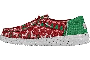 HEYDUDE Hey Dude Wendy Youth Jolly Jingle Size C8 | Youths' Shoes | Kid's Slip On Loafers | Comfortable & Light-Weight