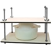 Сheese Making Kit 12 in (Metal Guides Cheese Press + 1 Cheese Making mold 1.2 L) pressure up to 50 pounds