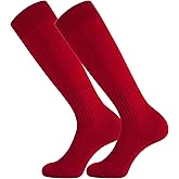 Vizari Soccer Tube Socks for Youth & Adult - Compression Socks with Cushioning Support for Football, Baseball, Rugby & Hockey