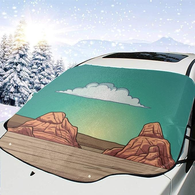 Zouxab Car Side Window Shade Marvellous Desert Sand Shape