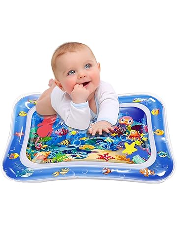 Infinno Inflatable Tummy Time Mat Premium Baby Water Play Mat for Infants and Toddlers Baby Toys for 3 to 24 Months, Strengthen Your Baby's Muscles, Portable