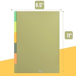 Mr. Pen- 3 Ring Binder Dividers with Tabs, 2