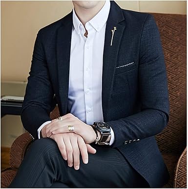 casual blazer look for wedding