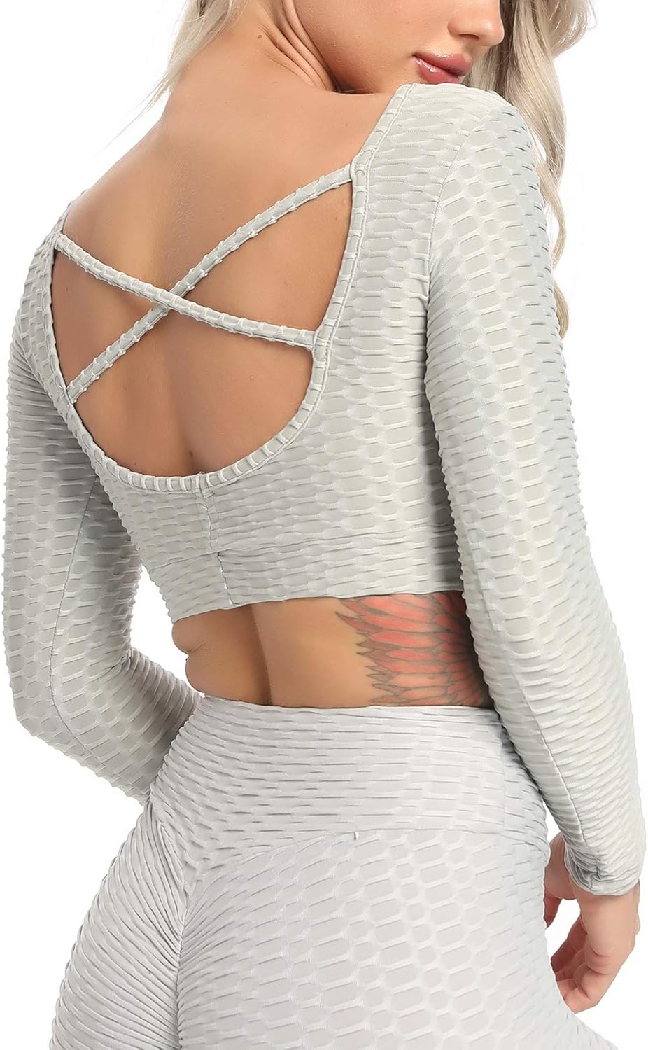 short sleeve crop top workout