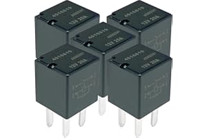 CUTTNELL 5-Pack 4016819 Relay 20A 12VDC 4-Pin Compatible for Some Polaris, Dodge and Ford Vehicles