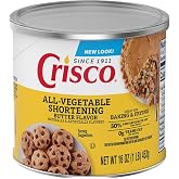 Crisco Butter Flavor All-Vegetable Shortening, 16 Ounce