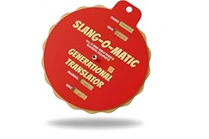GENERIC Slang-o-Matic Generational Slang Translator Wheel – Funny Cross-Gen Slang Decoder for Boomers, Gen X, Millennials & Gen Z – Recyclable Language Learning Tool for Teachers, Classrooms, Offices & Gifts