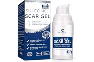 100% Silicone Scar Gel Scar Cream - Advanced Scar Gel for Old and New Scars