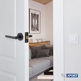 XFORT Matt Black Liberty Lever Rose Door Handles 4 Pack Internal Wooden Door Set view 5
