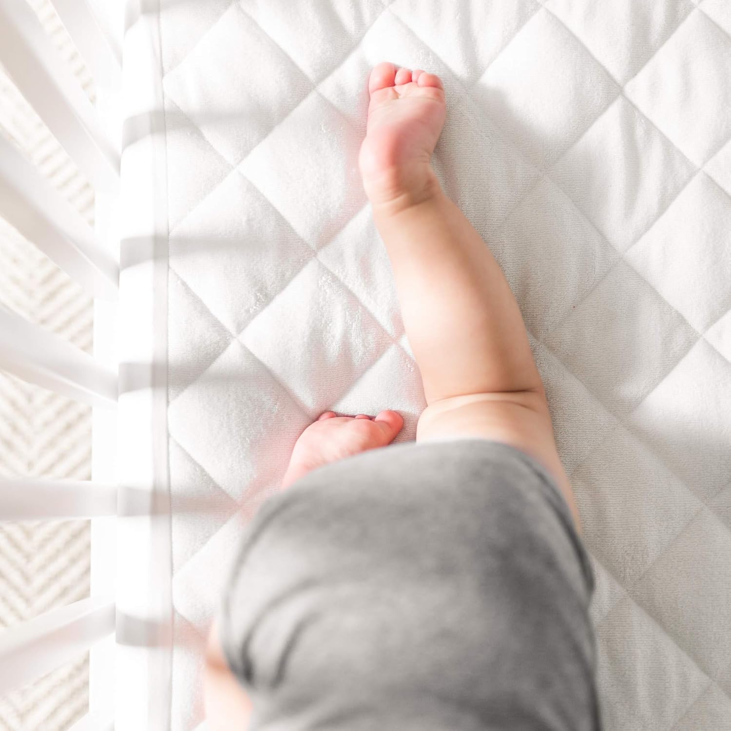 Crib Mattress Protector Pad (Mom's Choice Award Winner) - by Margaux & May - Noiseless - Dryer Friendly - Deluxe Bamboo Rayon - Fitted, Quilted - Stain Protection Baby, Infant & Toddler Cover: Kitchen & Dining