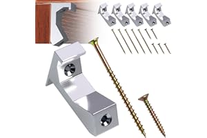 CNQLIS Squeaky Wood Relief Floor Repair Kit Can be Safely Used on Any 5/8 inch or Thicker subfloor,Eliminating Squeaky Floor Sounds,Without Holes(White,6 Pcs)