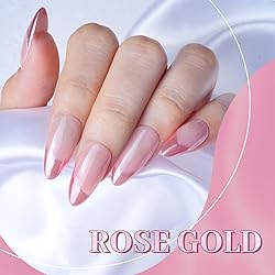 PrettyDiva Nail Powder Rose Gold Chrome Nail Powder