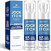Hermon Jock Itch Spray for Men: Powerful Treatment for Jock Itch - Extra Strength Spray Liquid Provides Soothing - 2.02 Fl Oz (Pack of 2)