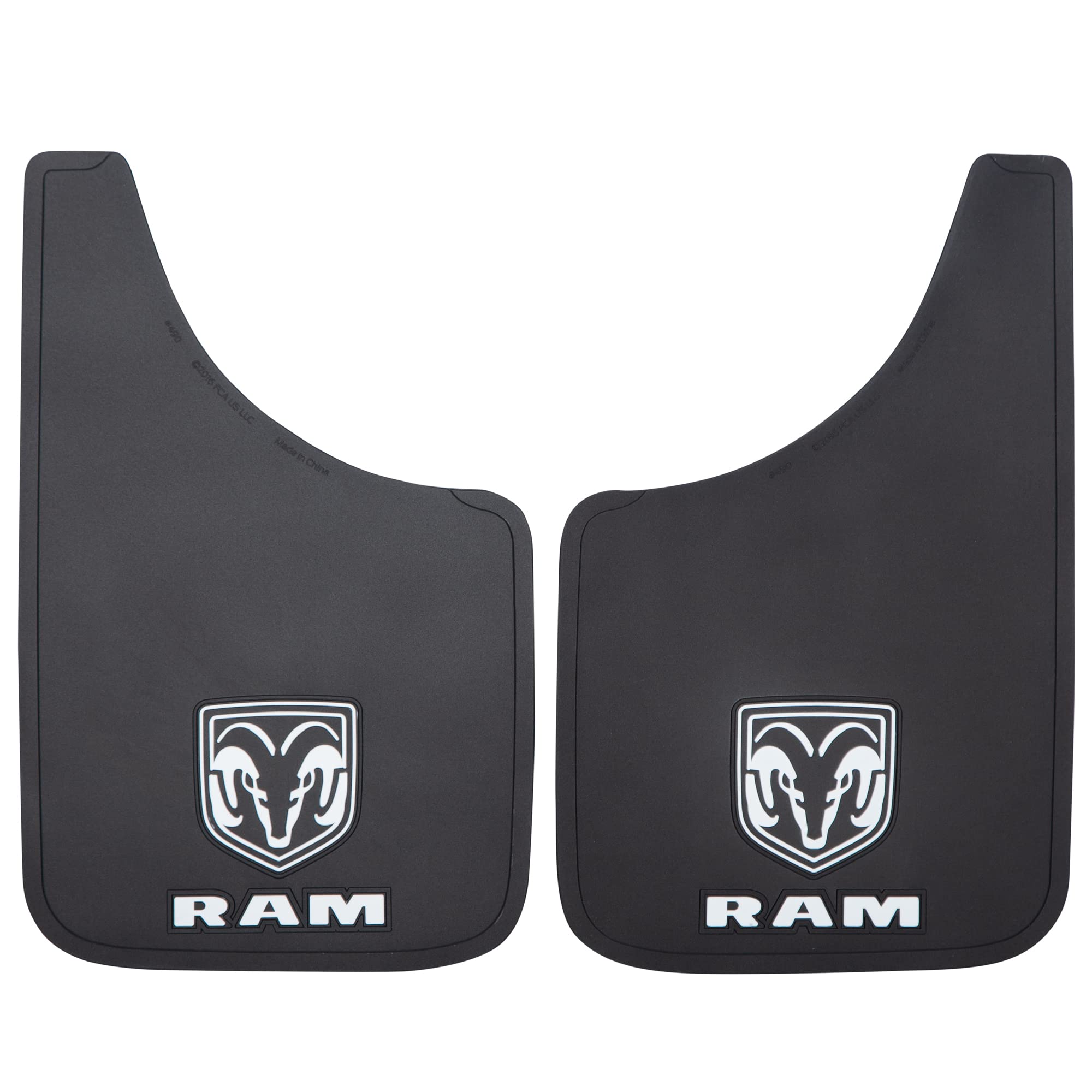 Plasticolor 000490R01 RAM White Logo Easy Fit