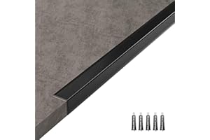 Jiekayi 5 Pcs Aluminum Wall Corner Protector L Molding Corner Guards Wall Edge Trim for Walls Door Window Cabinets Fireplaces