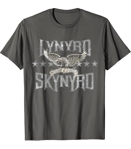 Amazon.com: Lynyrd Skynyrd - Free Bird Skull 1973 T-Shirt