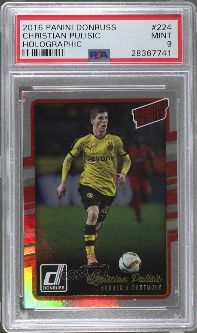 Amazon.com: Christian Pulisic Graded PSA 9 MINT (Trading Card) 2016-17