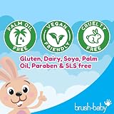 Brush-Baby Gentle Applemint Baby Toothpaste 3 x 50ml 0-3 Yrs Fluoride Xylitol view 2