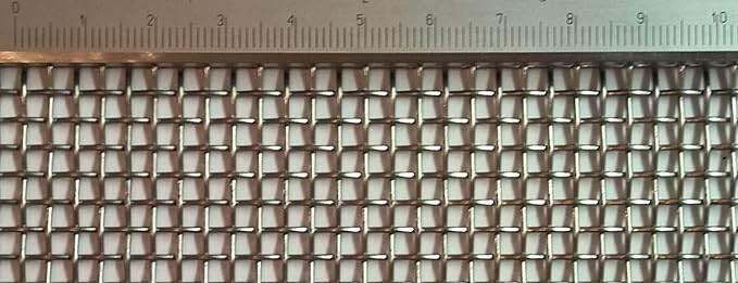 Siebgewebe Edelstahl Drahtgewebe mit 3 mm Maschenweite, 1 mm Drahtstärke. 1m x 60cm