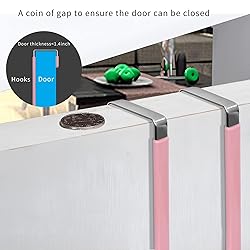 FYY Over The Door Hooks, 4 Pack Door Hangers Hooks