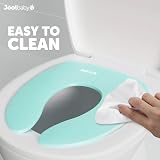 Jool Baby Folding Travel Potty Seat for Girls Aqua Fits Most Toilets view 5