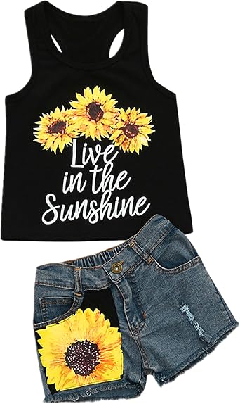 sunflower outfit for girls