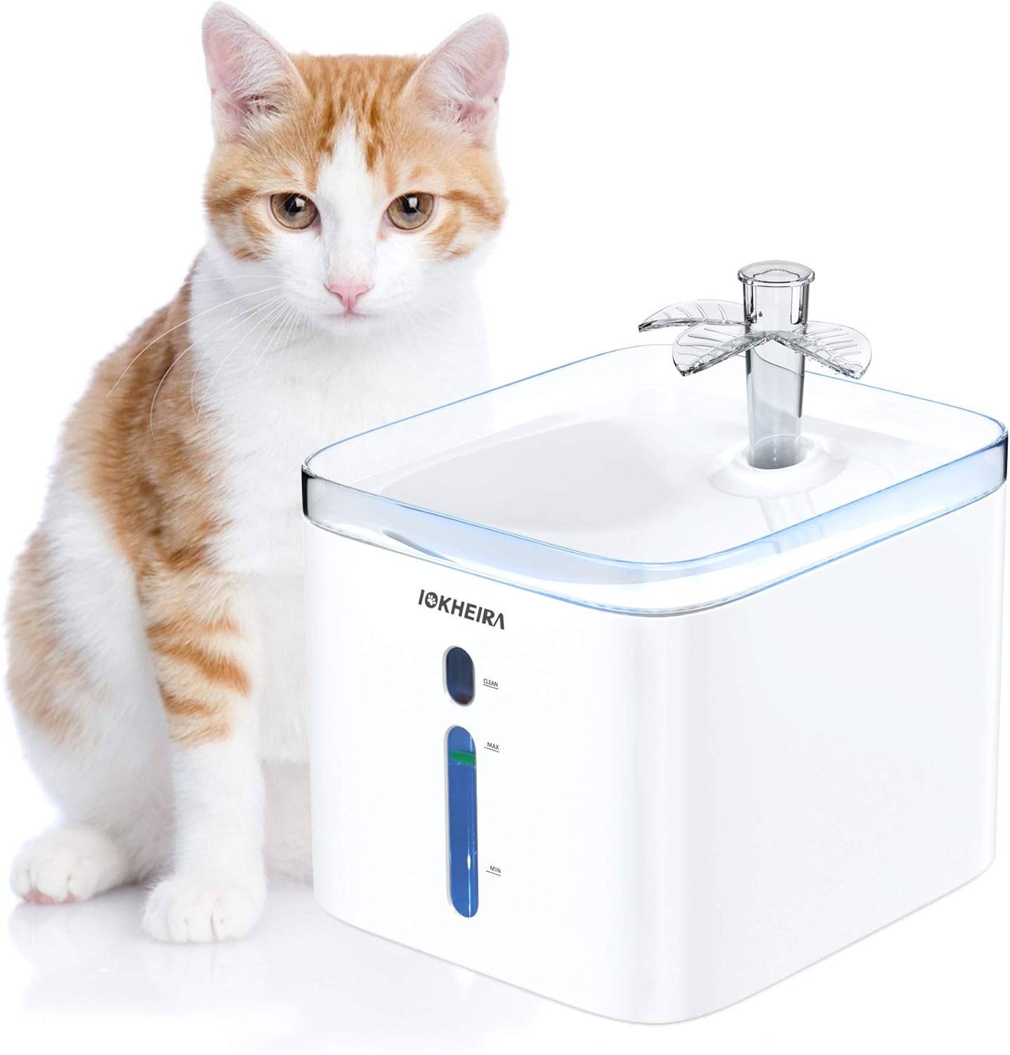 Iokheira Cat Water Fountain, Updated 3L Automatic UltraQuiet Pet