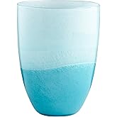Cyan Design 07284 Devotion Vase, Small , Blue