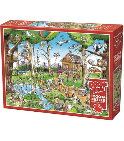 Cobble Hill Puzzle 1000 pezzi Hooked on Fishing (1000 pezzi