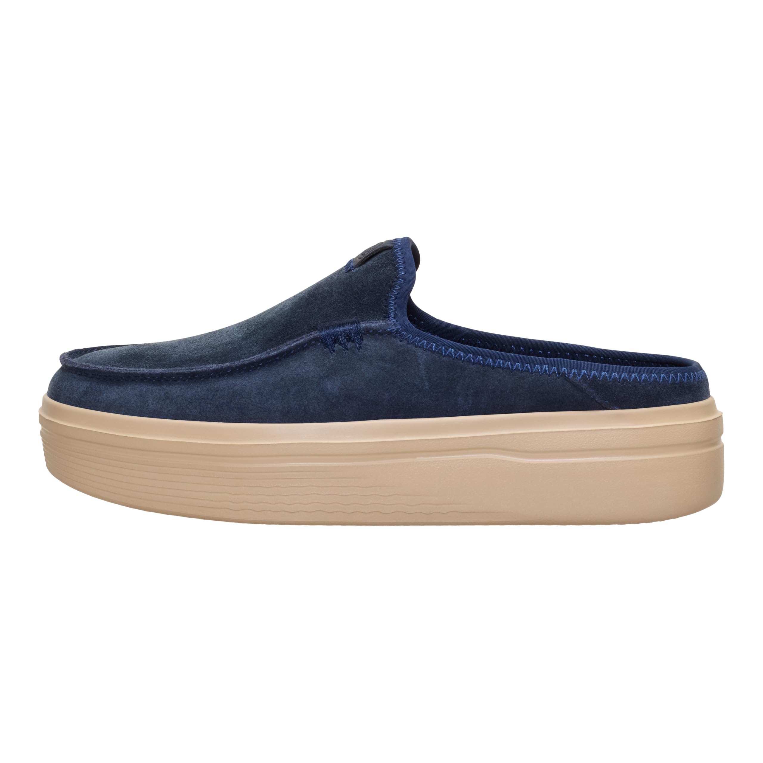 HEYDUDE Women's Austin Lift Platform Mule, Navy Size 11 | Casual Slip-On Shoes | Lightweight, Comfortable, Stylish Everyday Footwear Image