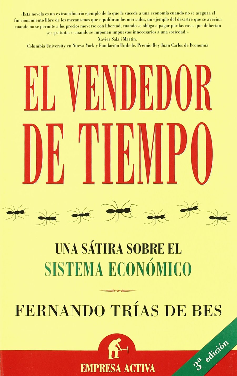 Portada de El vendedor de tiempo: Una satira sobre el sistema economico (Narrativa empresarial)