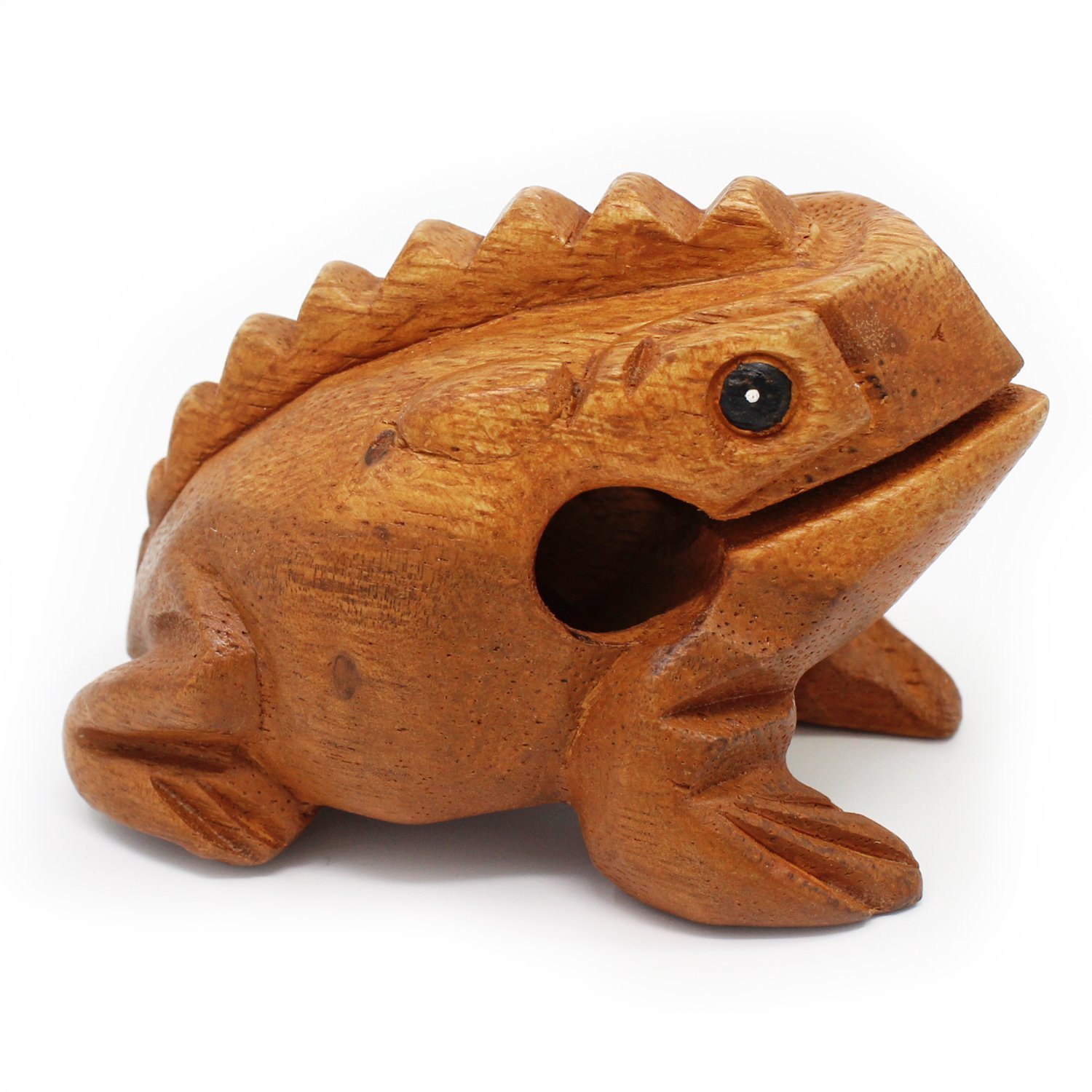 KEESIN Wooden Frog Musical Instrument Croaking Güiro Percussion