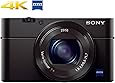 Sony RX100 IV 20.1 MP Premium Compact Digital Camera w/1-inch Sensor, 4K Movies and 40x Super Slow Motion HD DSCRX100M4/B