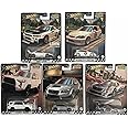 1:64 Diecast Collectibles Model Car Compatible with Hot Wheels 2024 Gold Premium Boulevard A Case 5 Cars Set, GJT68-957A