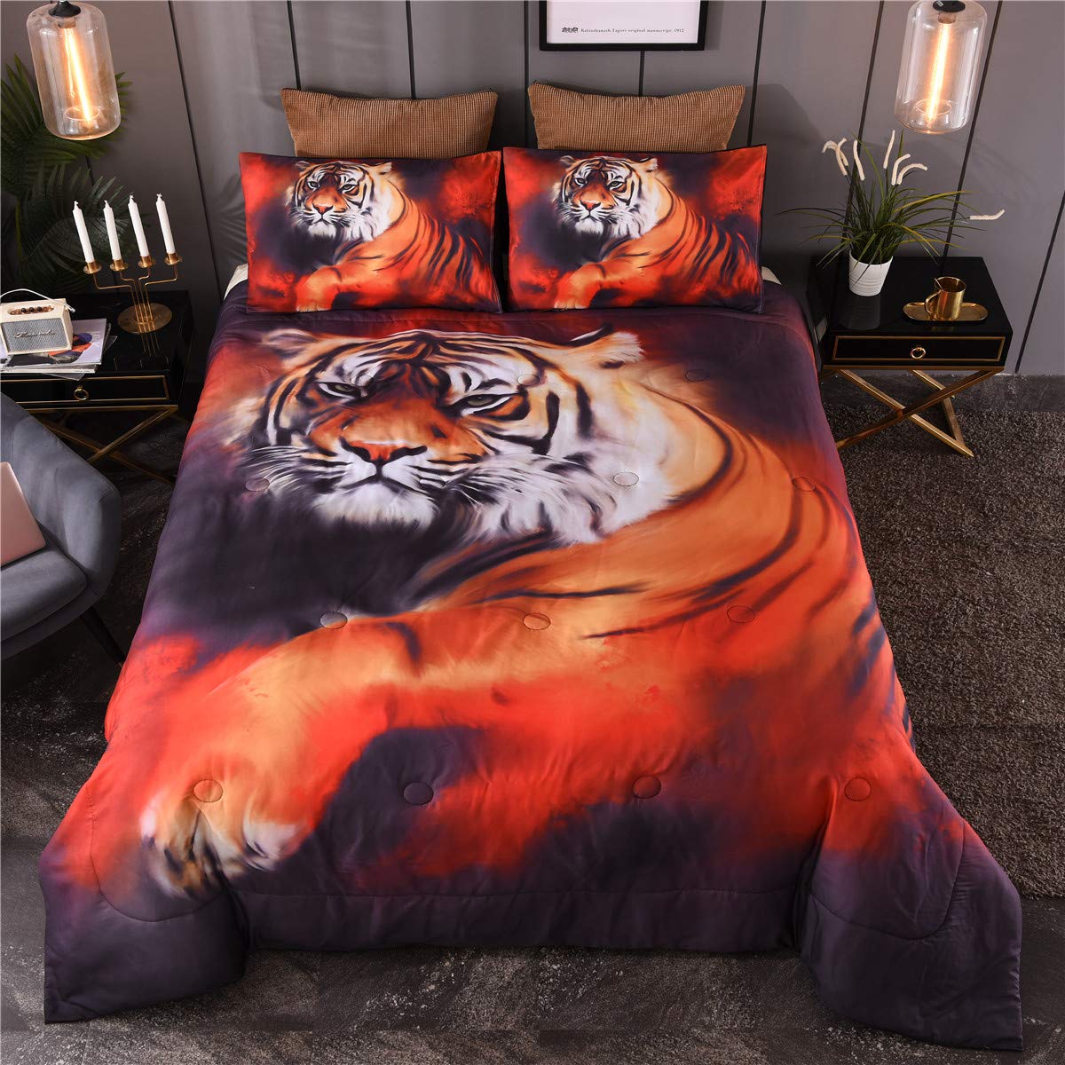 Best 3D Tigers Bedding And Pillows The Best Home